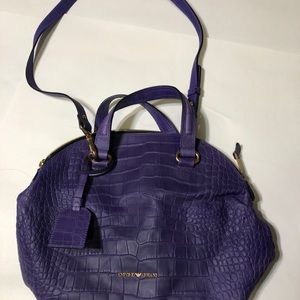 Armani Emporio Women’s Purple Leather Handbag